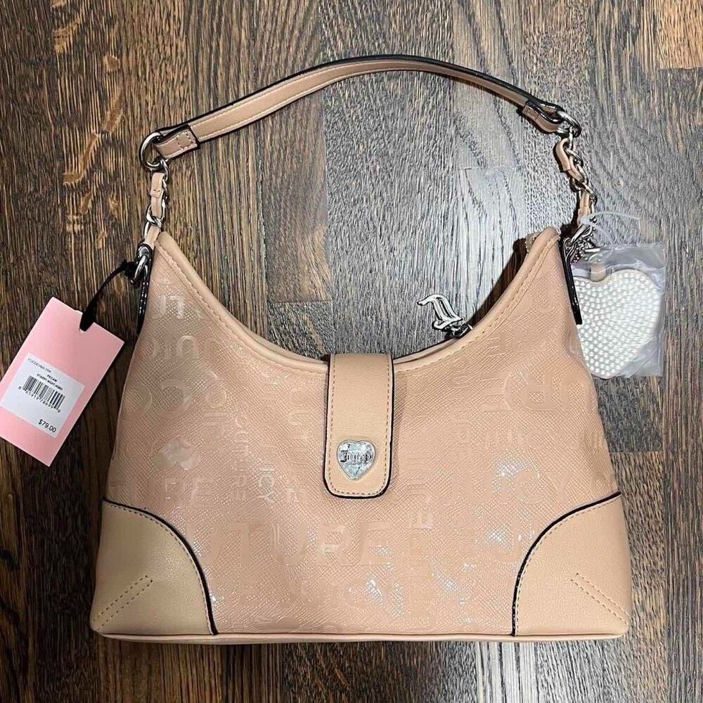 juicy couture βstarry nightβ hobo bag in pecan tan (NWT)